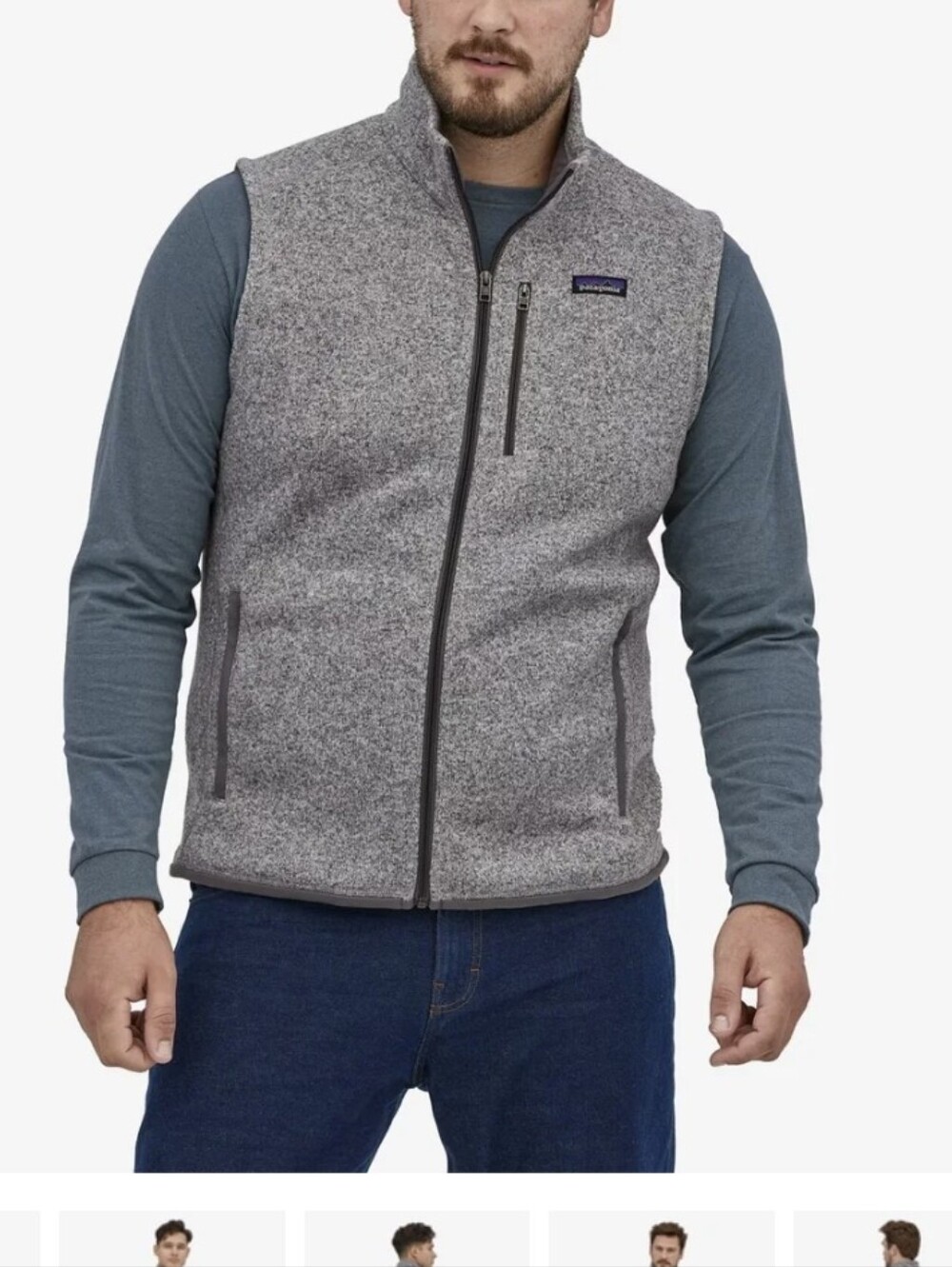 Patagonia Better Sweater GrayFleece Vest Sz.L